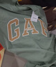 Gap男女裝2025春季新款純棉字母印花logo短袖T恤上衣美版797924 綠色 M 美碼 L亞洲碼180/96A 曬單實(shí)拍圖