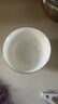 陶相惠 陶瓷飯碗4.5英寸湯碗家用餐具骨瓷防燙高腳米飯碗10只套裝微波爐 曬單實(shí)拍圖