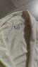 Q21天絲搖粒絨親子外套兒童男女童寶寶排汗保暖上衣服秋冬裝新款 牛乳白 170 成人男士（拉鏈有差異） 曬單實(shí)拍圖
