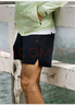 必邁新款男士運動(dòng)訓練短褲3.5寸速干跑步競速褲高彈馬拉松競訓褲 騎士黑【男】 L 曬單實(shí)拍圖