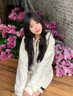 南木熊衛(wèi)衣女學(xué)生連帽碎花衛(wèi)衣外套女2025秋開衫拉鏈寬松休閑學(xué)院風(fēng)薄款 米杏色M【80-105斤】 曬單實拍圖