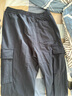 優(yōu)衣庫男裝女裝同款水洗寬松休閑工裝九分褲25秋冬新款479964 479964/69藏青色 M 曬單實(shí)拍圖