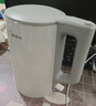 美的（Midea）電熱水壺煮水壺家用小型電燒水壺 0涂層食品級304不銹鋼雙層防燙無(wú)縫內膽1.5升容量 1566 曬單實(shí)拍圖