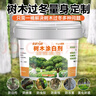 樹木涂白劑果樹防蟲大樹干涂白劑大樹防寒環(huán)?？共≡蕉曳蹌?涂白劑【10斤桶裝】送刷子 曬單實拍圖