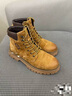 駱駝（CAMEL）【王俊凱同款】馬丁靴男鞋秋冬2025新款大黃靴女戶外工裝登山靴子 G13W379132 金黃色 40 曬單實(shí)拍圖
