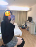 布力潘雞心領(lǐng)毛衣女中長(cháng)款v領(lǐng)套頭秋冬慵懶風(fēng)上衣打底針織衫寬松外穿 黑色 XL 曬單實(shí)拍圖