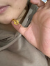 中國黃金（CHINA GOLD）好運錦鯉黃金項鏈女足金蓮花吊墜生日禮物送女朋友老婆 總金重約2.3g【足金項鏈】 曬單實(shí)拍圖