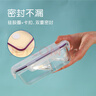 茶花（CHAHUA）分格玻璃飯盒可微波爐加熱上班專(zhuān)用保鮮保溫便當學(xué)生帶蓋餐盒 紫色【三格大號】 1000ml 曬單實(shí)拍圖