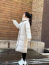 皮爾卡丹面包服長(cháng)款棉衣2026年新款棉服女韓版修身秋冬季外套保暖棉襖 米白色 M 110斤以下 曬單實(shí)拍圖