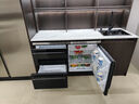 尊貴（ZUNGUI）BCD-198WQB 198升臥式冰箱家用變頻風冷智能小型柜式三門抽屜式嵌入式矮櫥柜 黑色鋼化玻璃面板 曬單實拍圖