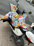 春風(fēng)電動(dòng)車(chē)擋風(fēng)被冬季加大加厚防水防風(fēng)擋風(fēng)罩保暖加絨護膝手套擋風(fēng)衣 【彩色萌寵】升級加厚款 曬單實(shí)拍圖
