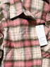 優(yōu)衣庫女裝法蘭絨襯衫/格紋長(cháng)袖襯衣25秋冬新款481173 12 桃紅色 L /160/88A 曬單實(shí)拍圖