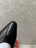 百思圖23秋法式軟羊皮鞋尖頭粗跟女單鞋KC871CQ3 黑色 36 曬單實(shí)拍圖