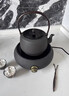洛湘鐵壺鑄鐵壺日本原裝進(jìn)口純手工無(wú)涂層高端燒水壺電陶爐套裝煮茶器 瑞獸1.3L 曬單實(shí)拍圖