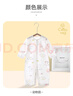 婧麒（JOYNCLEON）嬰兒連體衣服夏裝寶寶夏天夏季空調服新生兒薄款長(cháng)袖哈衣套裝 曬單實(shí)拍圖