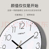 康巴絲（Compas）客廳鐘表萬年歷石英鐘表掛墻時(shí)鐘日歷掛鐘 C3219AY鋼琴黑 35cm 曬單實(shí)拍圖