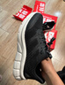 足力健老人鞋中老年輕便休閑散步鞋2431380J 男 黑色 41 曬單實拍圖