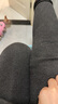 茉尋楊穎同款羊毛棉褲襪女秋冬保暖秋褲打底褲連褲襪深灰色踩腳超厚絨 曬單實(shí)拍圖