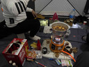 都格冬釣帳篷雪釣野營(yíng)加厚加棉帳篷戶(hù)外防寒冬季釣魚(yú)垂釣野外六角帳篷 灰色 曬單實(shí)拍圖