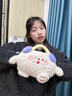 LNGA LANDGRE熱水袋充電式可愛(ài)女生用冬天敷肚子暖寶寶毛絨可拆洗卡通暖手寶套 【手提式】快樂(lè )跑步米白貓【智能防爆】 曬單實(shí)拍圖