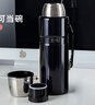 膳魔師（THERMOS）戶(hù)外便捷旅行壺304真空不銹鋼保溫壺露營(yíng)車(chē)載水壺大容量2LSK-2020 深藍色 2000ml 曬單實(shí)拍圖