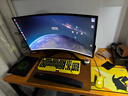 三星玄龍騎士32英寸4K超清MiniLED電競顯示器 高刷電腦HDR2000屏幕 1000R曲面巨幕游戲娛樂(lè ) 4K曲屏原生165Hz S32BG754NC 曬單實(shí)拍圖