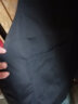 爱家森悦北欧防水帆布围裙定制logo印字简约时尚男女厨房奶茶店餐厅工作服 防水帆布挂脖撞色黑色 实拍图
