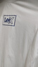 Lee25新品經(jīng)典日常字母Logo印花摩登中性男女同款短袖T恤休閑潮流 白色2 L 曬單實(shí)拍圖