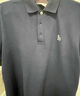 哈吉斯（HAZZYS）男裝 25夏上衣多色短袖POLO衫ASTZE0CBX71 深灰色CC 2XL（185/104 曬單實(shí)拍圖
