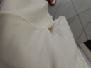 森馬（Semir）長袖T恤女冬半高領(lǐng)發(fā)熱抑菌純色修身上衣顯瘦打底衫101724101005 曬單實(shí)拍圖