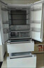 美的（Midea）508升法式多門(mén)四開(kāi)門(mén)一級能效雙系統雙循環(huán)除菌凈味國家補貼20%家用冰箱大容量BCD-508WTPZM(E)白 曬單實(shí)拍圖