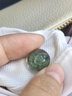 石玥珠寶天然聚寶盆綠幽靈散珠單珠轉運珠水晶手鏈手串DIY配珠 附鑒定證書(shū) 曬單實(shí)拍圖