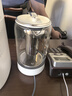 摩飛電器（Morphyrichards）養生壺 煮茶器燒水壺恒溫調奶器茶壺多段變頻烹煮智能菜單 玻璃壺1.5L大容量 MR6089白 曬單實(shí)拍圖
