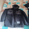 NASALIKE冬季中長(cháng)款牛仔外套男加絨加厚寬松潮流大碼派克服學(xué)生青少年棉服 918黑色 加絨加厚 3XL 140-160斤左右 曬單實(shí)拍圖