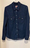 Levi's李維斯女士美式經(jīng)典翻領(lǐng)時(shí)尚寬松簡(jiǎn)約舒適藍色上衣牛仔襯衫 曬單實(shí)拍圖