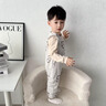 嬰兒背帶褲男寶寶女連體夾棉褲子新生入秋外出服幼兒襠部按扣棉褲 【輕盈保暖】咖色 73cm ：4-8個(gè)月 體重：14-18斤 曬單實(shí)拍圖