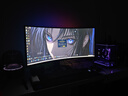 三星（SAMSUNG）40英寸 G75F 180Hz WUHD 4K 1000R 曲面帶魚 HDR600 旋轉(zhuǎn)升降 玄龍騎士電競顯示器 LS40FG756ECXXF 曬單實(shí)拍圖