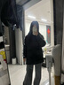 CHINISM  CH赤塵復(fù)古翻領(lǐng)PU皮巖紋夾克男裝潮流美式高街情侶棒球服外套 黑色 XL （推薦 140-160斤） 曬單實拍圖