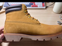 添柏嵐（Timberland）官方踢不爛男款大黃靴馬丁靴防潑水偏大|A27TP A27TPW/小麥色 TB1 僅批次不同 41.5 鞋內長(cháng)：26cm 曬單實(shí)拍圖