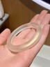 老鳳祥 優(yōu)級冰種玉手鐲女國風(fēng)寬條玉髓鐲子紀念日生日禮物送女友 【京東八倉發(fā)貨】*當/次日達-輕奢冰透玉手鐲 58#【內徑約58-60mm】適合105-115斤 曬單實(shí)拍圖