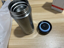膳魔師（THERMOS）保冷保溫杯400ML高真空不銹鋼商務(wù)辦公保溫杯JCG-400C SBK 曬單實(shí)拍圖
