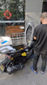 獵變機甲蜂踏板摩托車(chē)全新可上牌整車(chē)混動(dòng)版復古燃油新款電噴機車(chē) 機甲蜂150燃油版 曜夜黑 曬單實(shí)拍圖