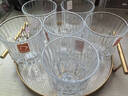 HJTUG德國進(jìn)口品質(zhì)家用水杯套裝果汁杯玻璃啤酒杯加厚玻璃威士忌酒杯 光靈杯(裝)+托盤(pán)6只 曬單實(shí)拍圖