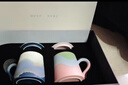 象上陶瓷馬克杯帶蓋情侶水杯茶杯咖啡杯新婚禮品結婚伴手禮淺山系列 曬單實(shí)拍圖