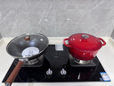 雙立人（ZWILLING）琺瑯鑄鐵鍋湯鍋燉鍋雙耳煲湯鍋平底鍋烹飪鍋具電磁爐燃氣通用 亮紅色 24cm 曬單實拍圖