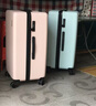 銀座大容量行李箱可登機旅行箱密碼拉桿箱抗壓耐磨 冰莓粉 26英寸 曬單實(shí)拍圖