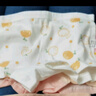北極絨4條裝兒童內褲女童發(fā)育期純棉女孩學(xué)生10A抑菌平角短褲寶寶中大童 曬單實(shí)拍圖