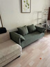 宜尚靚家沙發(fā)客廳小戶(hù)型2025新款出租房雙三人休息區大象耳朵懶人布藝沙發(fā) 復古墨綠色-燈芯絨-【高彈海綿】 三人位 180cm 曬單實(shí)拍圖