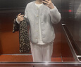 優(yōu)衣庫女裝仿羊羔絨搖粒絨休閑開(kāi)衫長(cháng)袖寬松外套25秋冬新款479616 02 淺灰色 M /160/84A 曬單實(shí)拍圖