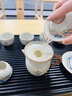 BOSSY汝窯茶具套裝功夫茶壺杯2025新款泡茶專(zhuān)用輕奢高檔喬遷禮盒送長(cháng)輩 海水江崖套裝蓋碗10頭【禮盒裝】 曬單實(shí)拍圖